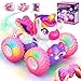 Toyze Unicorn Remote Control Car for Girls360 Rotating 4WD Stunt RC Cars with LightsPink Car Toys for KidsFun IndoorOutdoor Toys Ideal Chritmas Birthday Gift for 3 4 5 6 7 8 Year Old Girl - Image 2