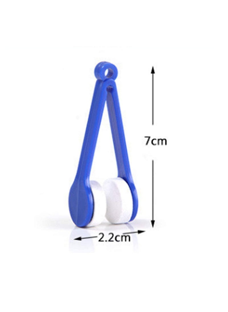 Y&D 10 Pcs Mini Sun Glasses Eyeglass Microfiber Spectacles Cleaner Brush Cleaning Tool,Random Color，Mini Tool brush - Image 4