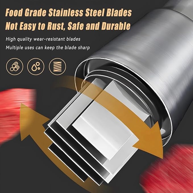 Suicune Pressed Garlic Chopper Multifunctional Manual Food PresserManual Press Chopper Stainless Steel Hand Food Chopper Garlic Press for Mincing Garlic Slicing Peppers and Onions - Image 4