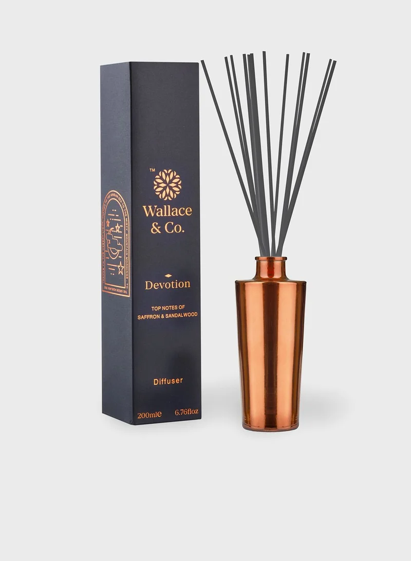 Wallace&Co Oudh & Saffron Devotion Diffuser 200Ml