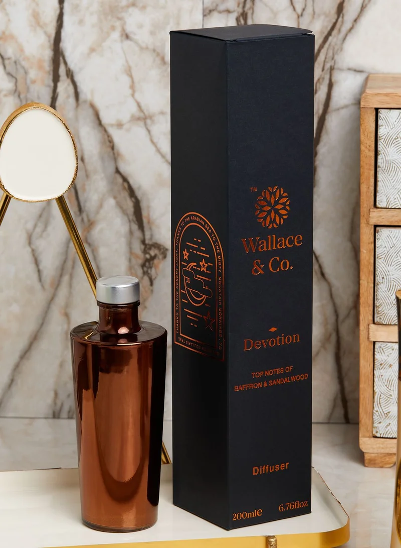 Wallace&Co Oudh & Saffron Devotion Diffuser 200Ml