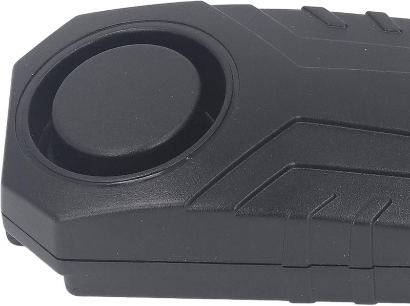 Vibration Alarm with 113dB Output and Remote Control - IP55 Rating and PC ABS Housing - 7 Sensitivity Levels - 50m Range - Compatible with Motorcycle Scooter and Electric Bike - Image 1