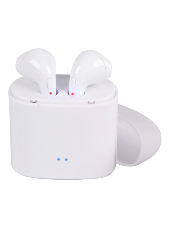 Bison In-Ear Bluetooth Earphone With Charging Case White - Image 1