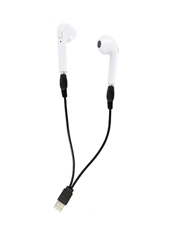 Bison In-Ear Bluetooth Earphone With Charging Case White - Image 4
