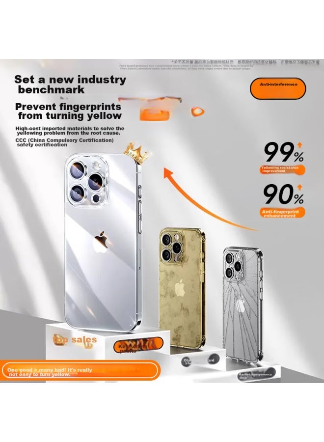Divi Phone Case For Apple Iphone 14 Pro Max, Protective Cover, Full Lens Protection, Silicone, Transparent, Ultra-thin, Airbag Shockproof Soft Case - Image 5