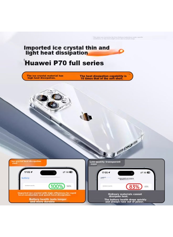 Divi Phone Case For Apple Iphone 14 Pro Max, Protective Cover, Full Lens Protection, Silicone, Transparent, Ultra-thin, Airbag Shockproof Soft Case - Image 2
