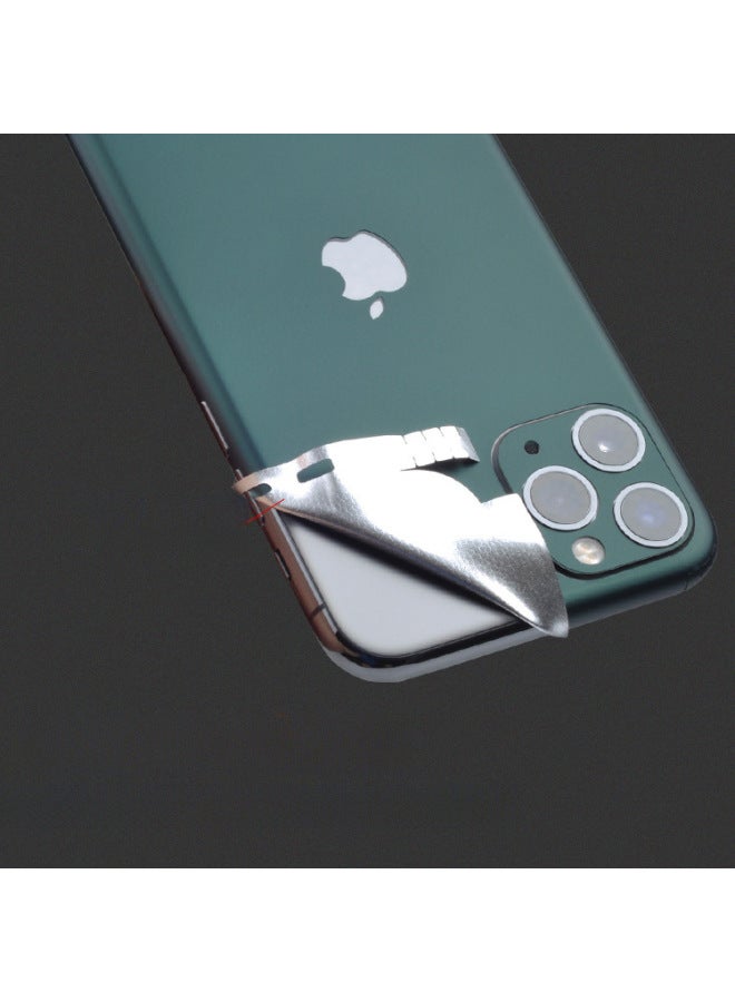Applicable To 16 Apple 11 Mobile Phone IPhone678XSMAXSE Second Generation 14 Thin Back 12 Full Package 13 Protection 15 Film-Color:Apple 13 PRO (bare)-Dimensions:Back Sticker-Battle Grey