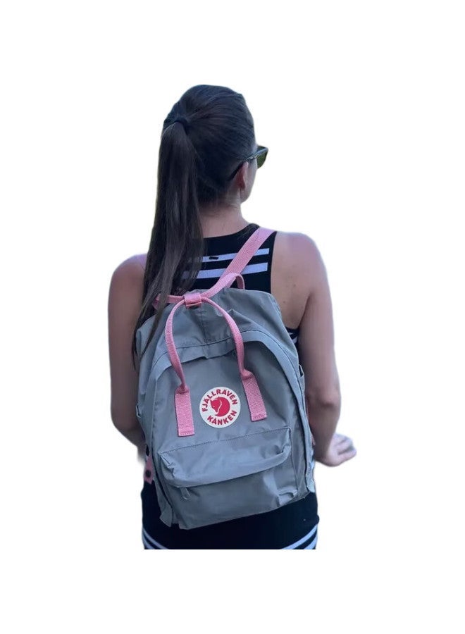 Fjallraven Backpack, Large Capacity For Women And Men, School Bag, 23510-021 Misty Gray/Pink, 16L, Kanken - Image 1