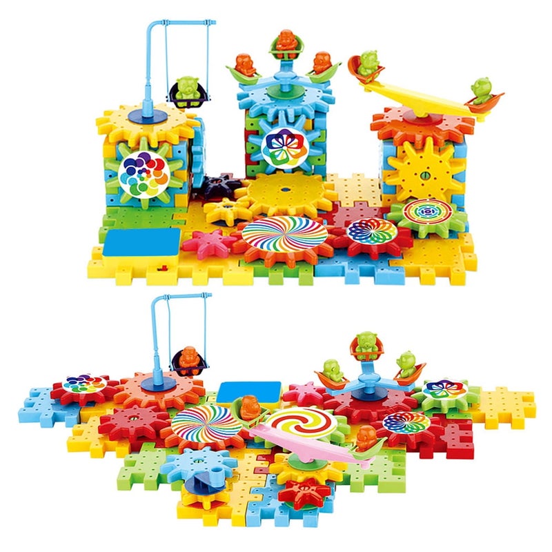 Children's electronic puzzle set color - Image 1