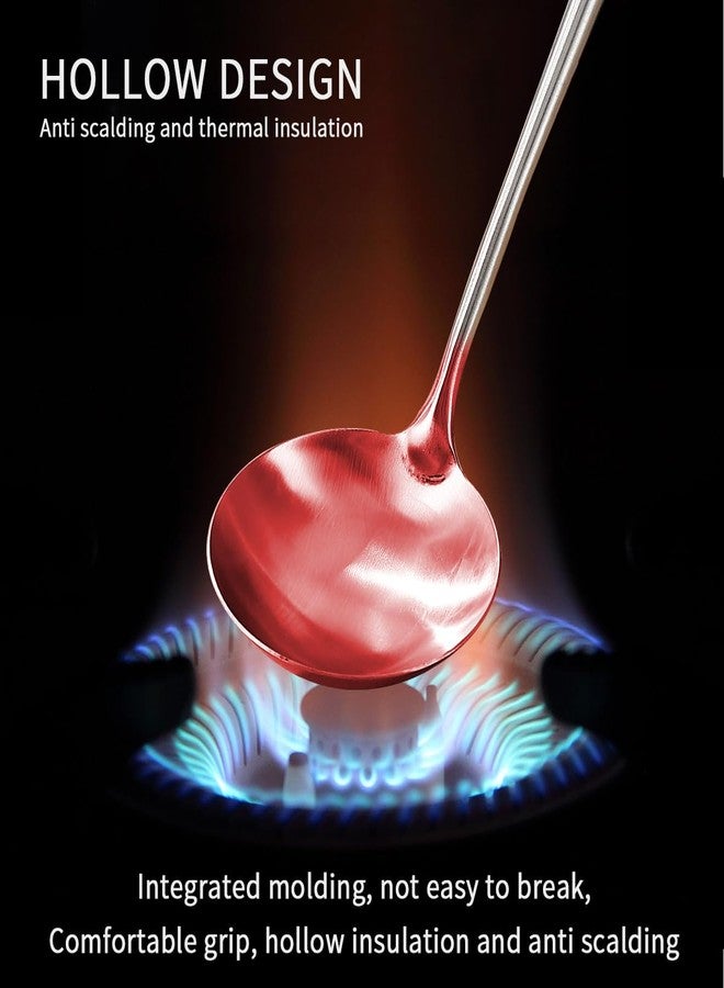 Berglander Wok Spatula Set, Stainless Steel Kitchen Cooking Utensils - 17" Wok Tools: Spatula, Ladle, Skimmer - Image 5