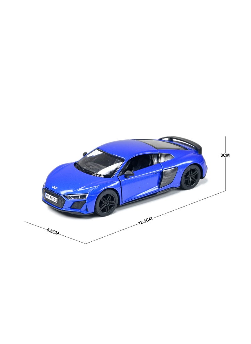 Kinsmart 1:36 Scale 2020 Audi R8 Coupe Door Openable Pull Back Action Diecast Model Alloy Metal Toy Car  - Image 5