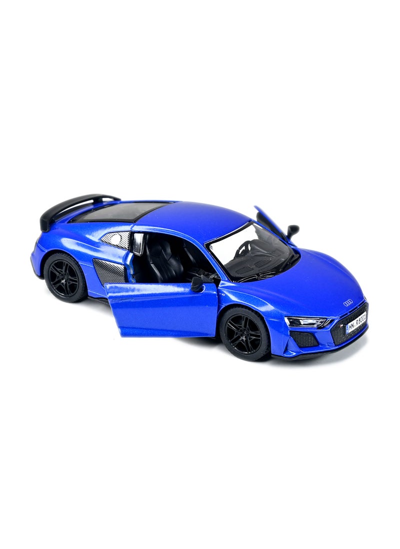 Kinsmart 1:36 Scale 2020 Audi R8 Coupe Door Openable Pull Back Action Diecast Model Alloy Metal Toy Car  - Image 3