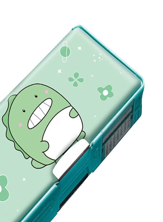 DEOXY Multifunctional Pencil Box, Dino, Kids Pencil Box for Boys & Girls, Magnetic, Pop up Pencil Box, Space Theme Return Gifts(KBX-7069-DR) - Image 2