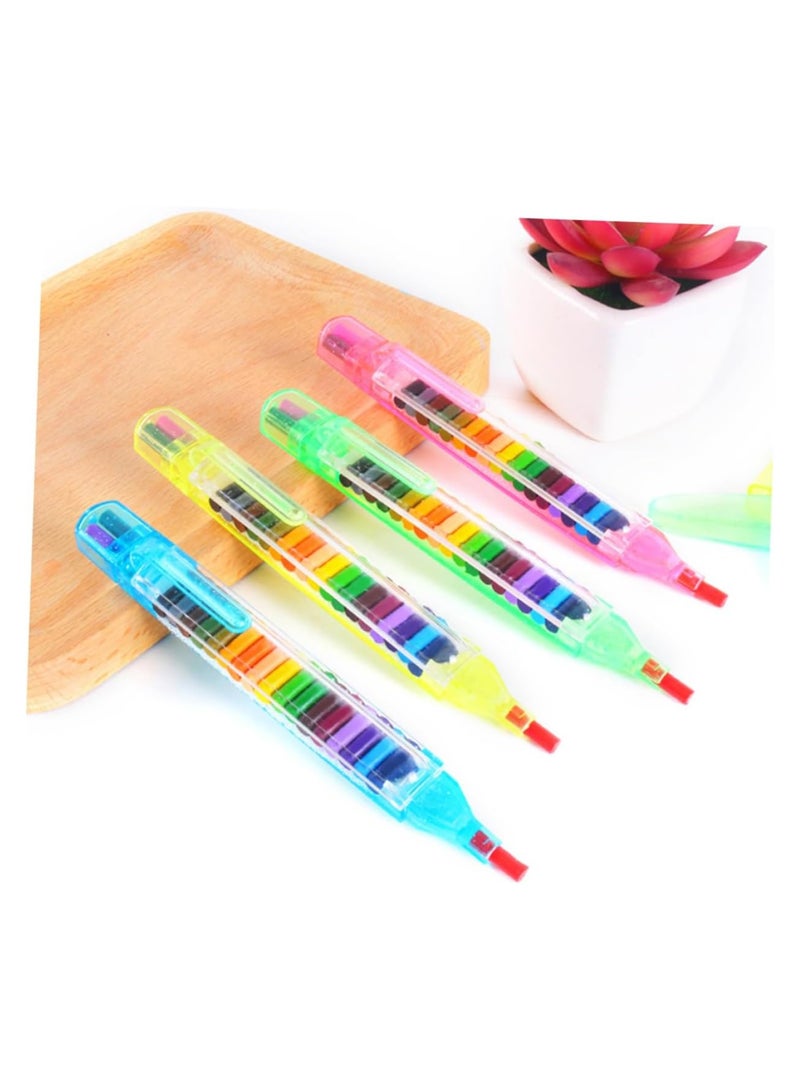 1pc 20 Crayon Pen Crayons Painting Pen Small Crayon Pencil Washable Pen Coloring Drawing for Student Art Brushes - Image 4