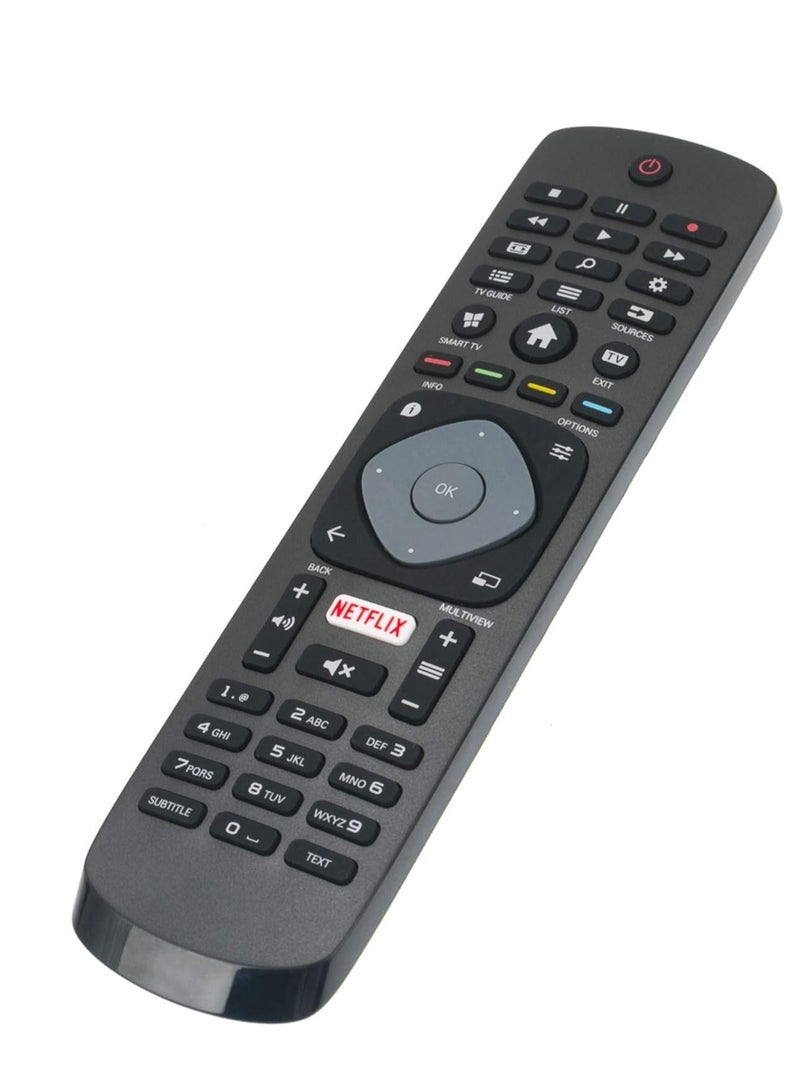 PopZa New Remote Control for Philips LED TV – Compatible with 50PUT6103, 50PUT6103/56, 55PUT6103, 55PUT6103/56, 32PHT5102, 32PHT5102/79, 43PFT5102, 43PFT5102/79, 50PUT6102, 50PUT6102/79 – Universal TV Remote, No Setup Required, Plug & Play Design for Easy Control - Image 3