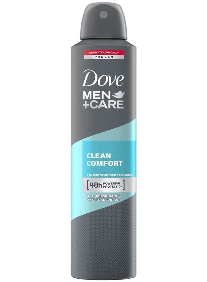 دوف DOVE MEN +CARE CLEAN COMFORT BODY SPRAY 250ML
