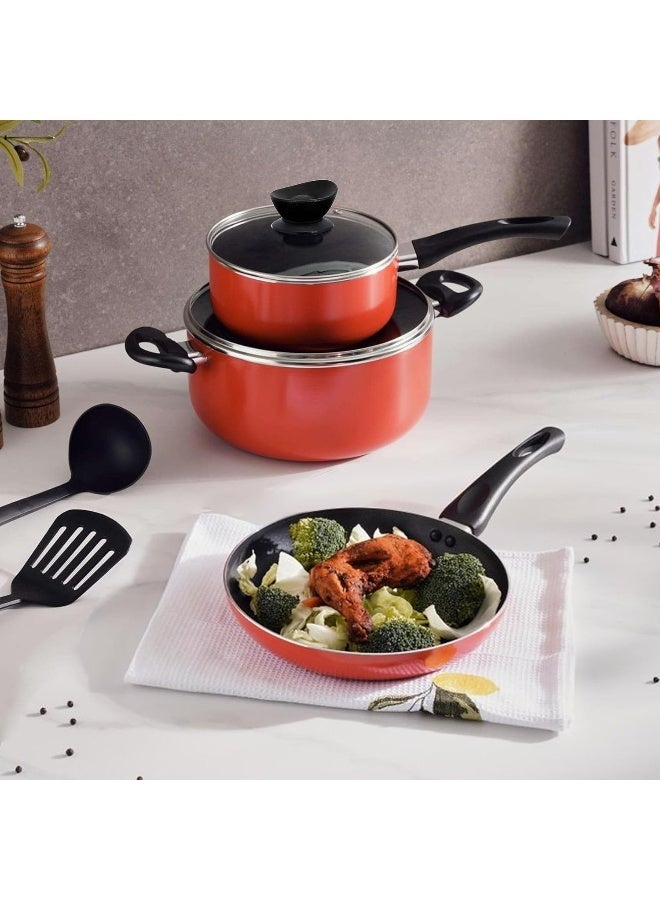 KAWASHI طقم أواني الطهي غير اللاصقة من كواشي 7 قطع - Image 3