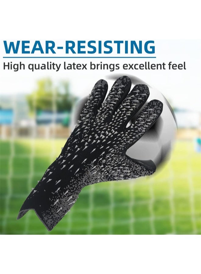 هومستر حجم 7 قفازات حارس المرمى ، قفازات حارس المرمى تقدم حماية ممتازة مع مقاومة للتآكل ، ومكافحة الانزلاق وحماية المعصم - Image 2
