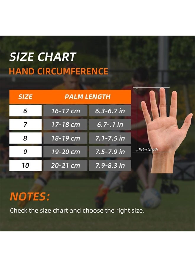 هومستر حجم 7 قفازات حارس المرمى ، قفازات حارس المرمى تقدم حماية ممتازة مع مقاومة للتآكل ، ومكافحة الانزلاق وحماية المعصم - Image 5