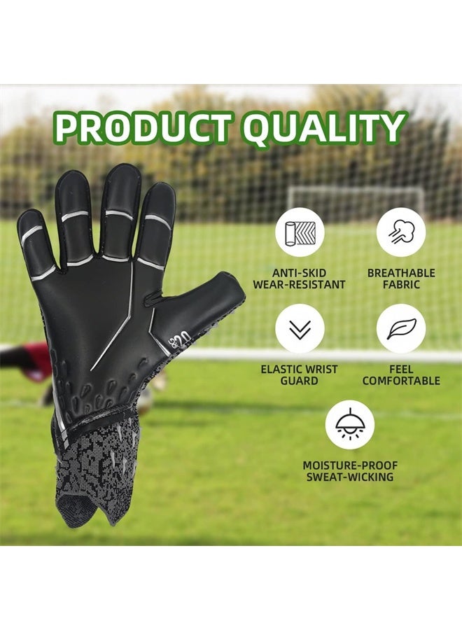 هومستر حجم 7 قفازات حارس المرمى ، قفازات حارس المرمى تقدم حماية ممتازة مع مقاومة للتآكل ، ومكافحة الانزلاق وحماية المعصم - Image 4