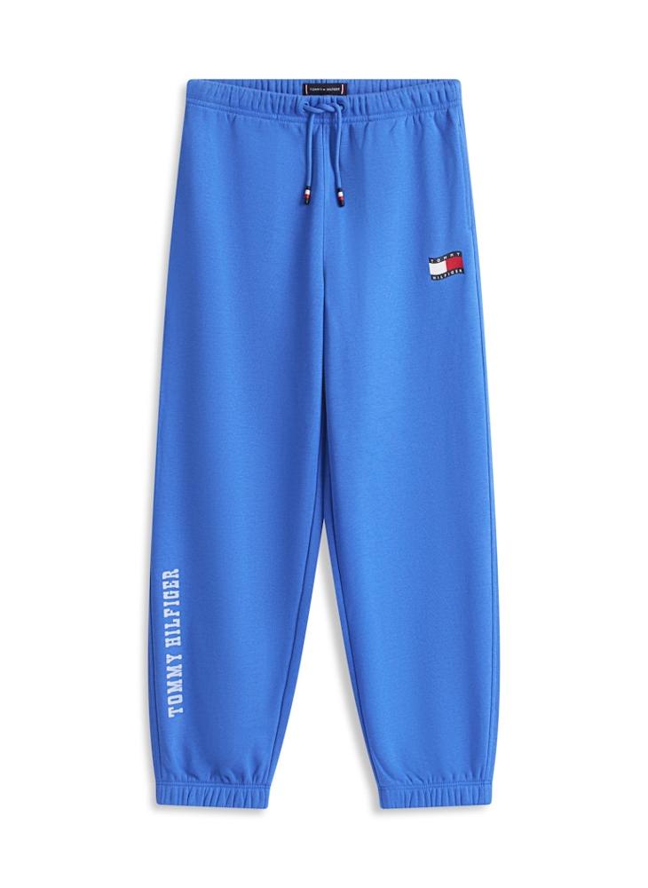TOMMY HILFIGER Wavy Flag Logo Terry Joggers - Image 5