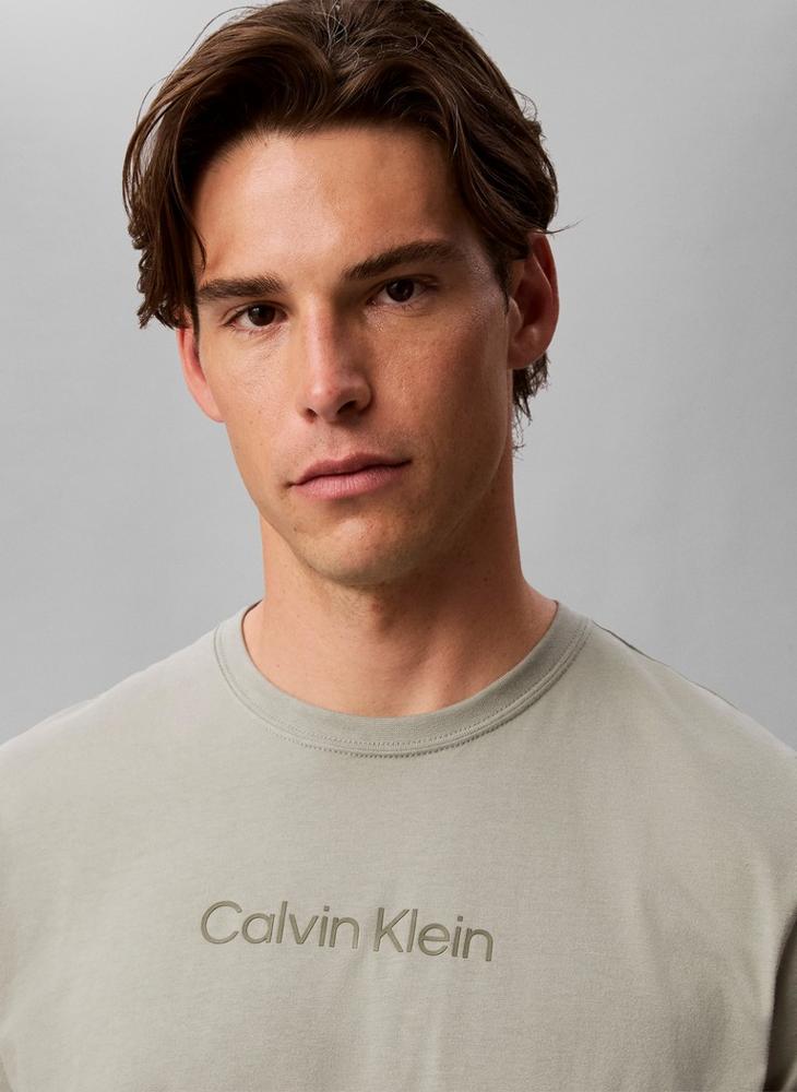 CALVIN KLEIN Essential Cotton Logo T-shirt - Image 4