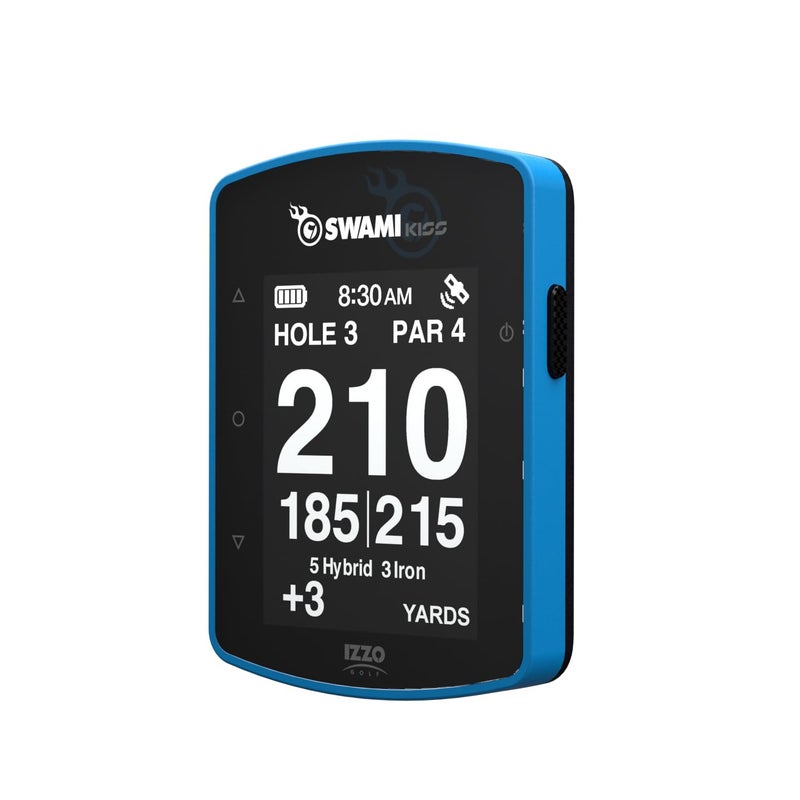 Izzo Swami KISS 2.0 Handheld Golf GPS Ragnefinder with Integrated Magnets - Blue - Image 5