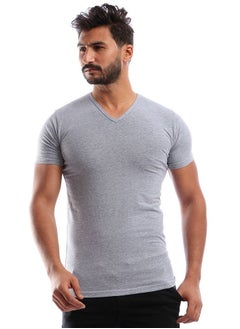 Mesery  (V) Neck - For Men-Grey