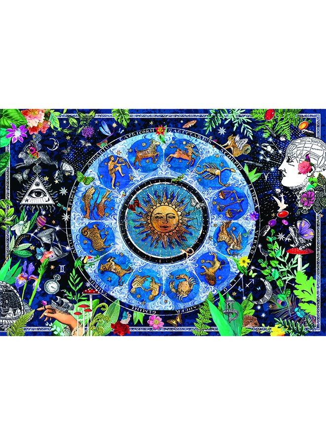 Clementoni 1000 Piece Puzzle – Astrological Chart 2025 Hqc | Zodiac Astrology Jigsaw Puzzle For Adults - Image 3