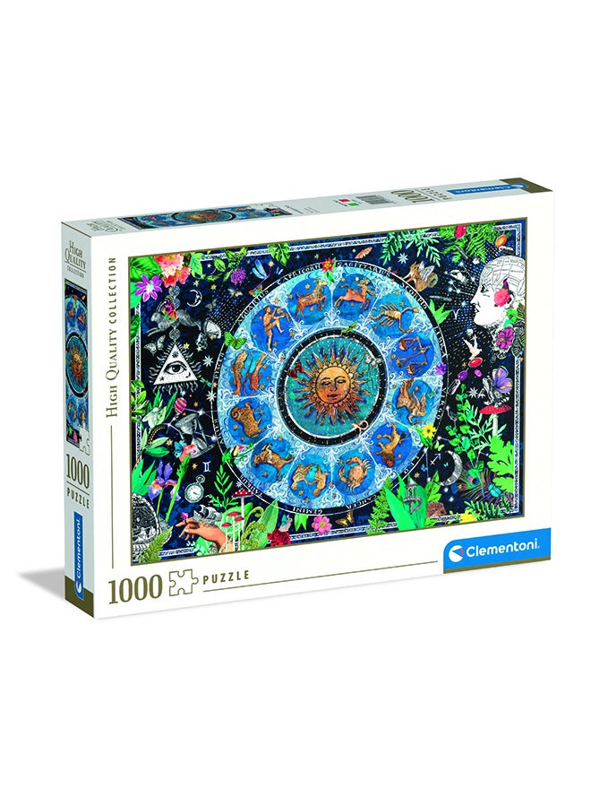 Clementoni 1000 Piece Puzzle – Astrological Chart 2025 Hqc | Zodiac Astrology Jigsaw Puzzle For Adults - Image 1