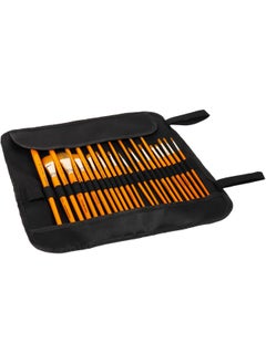 Hobi Market Art Hobby Market Art Roll Brush Wallet / Bag 35X35 Cm. Black (Long Brush Holder)  - Image 2