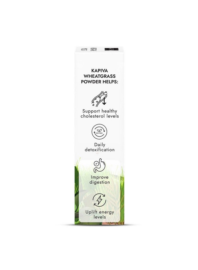 Kapiva Organic Wheatgrass Powder 100g (Pack of 2) | USDA Organic Certified | Detox Your Body | Improve Your Immunity - Image 2