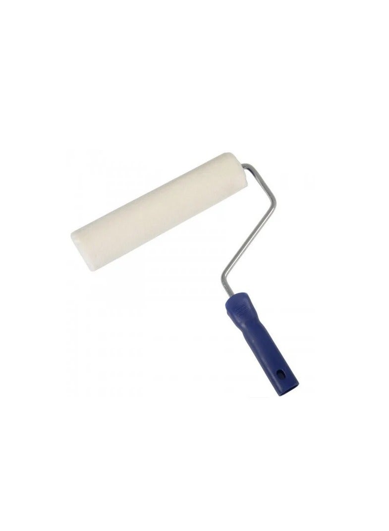 KNP KNP 9 Inch Cage Type Paint Roller (White) roller features a sturdy cage frame for stability and even paint distribution.  - Image 2