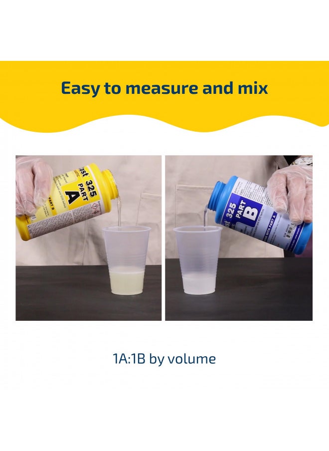 Smooth-On Smooth-On Smooth-Cast 325 ColorMatch Liquid Plastic Compound Smooth Cast 325  - Image 4