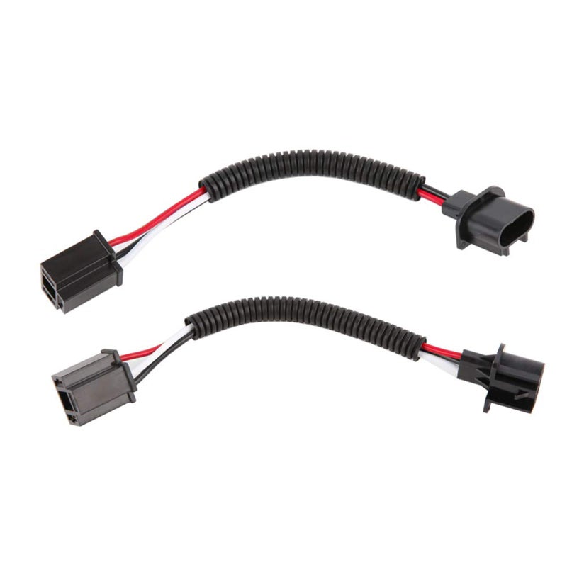 BICYACO H13 to H4 Adapter Headlight Adapter Connector for Jeep Wrangler JK TJ Trucks Cable-2 PCS - Image 1