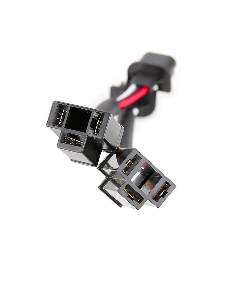 BICYACO H13 to H4 Adapter Headlight Adapter Connector for Jeep Wrangler JK TJ Trucks Cable-2 PCS - Image 3