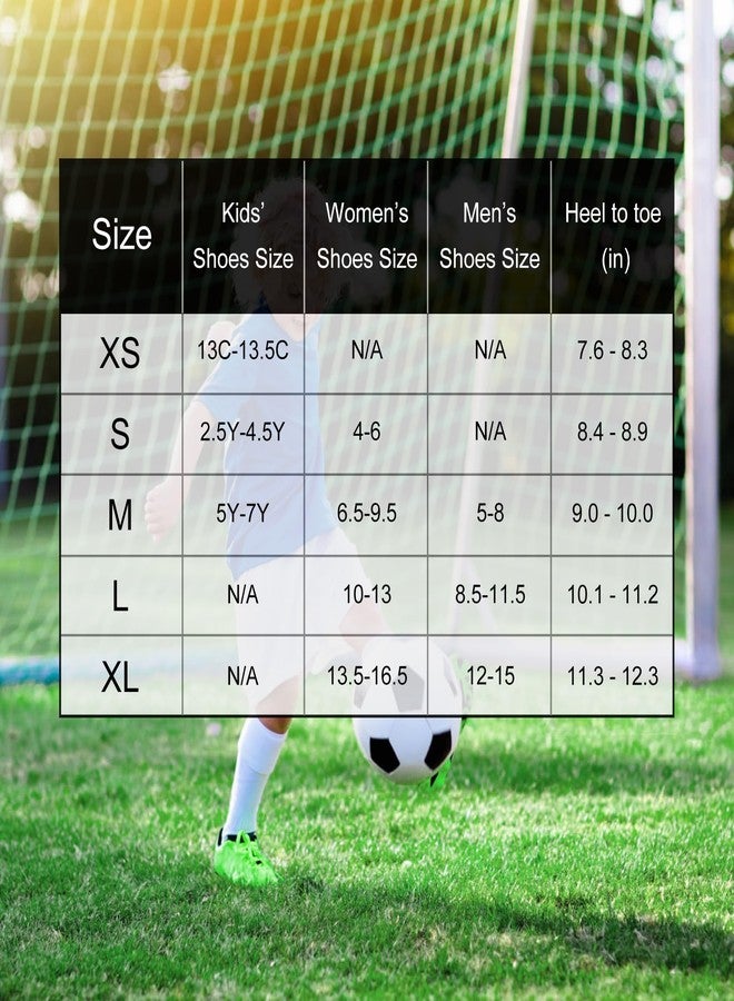 CWVLC Lillte Boy's Soccer Socks Kids Football Sport Team Athletic Knee High Long Tube Cotton Compression Socks Black X-Small (12C-13C Kids/ 1Y-3Y Youth) - Image 4