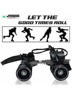 Jaspo Big Boss Adjustable Quad Roller Skates For Kids & Adults (6 Yrs & Above),Front Brake, 61Mm Tpu Wheels,Metal Body (21-27 Cm Foot Length)| Ideal For Beginner & Advanced Skaters  - Image 5