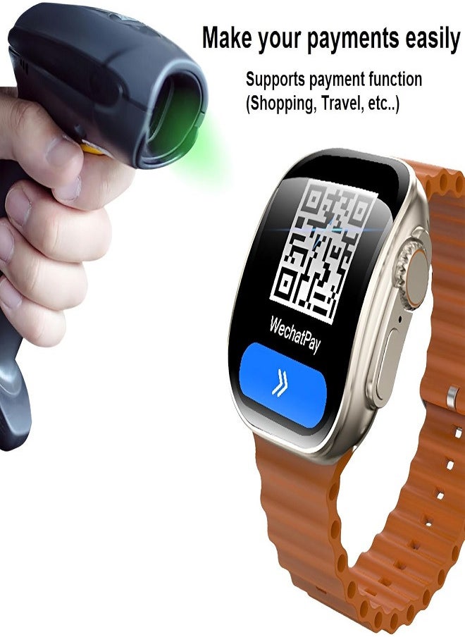 X10 PRO 3 Smart Watch with Curved Screen, NFC, Bluetooth, and Wireless Charging - Black