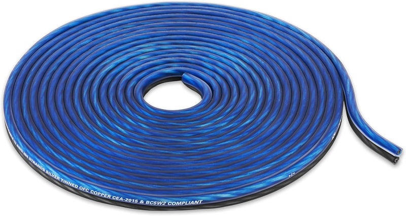 NVX مجموعة أسلاك مكبر الصوت True 8 Gauge AWG 100% OFC بدون كابل RCA - XAPK8 - Image 4