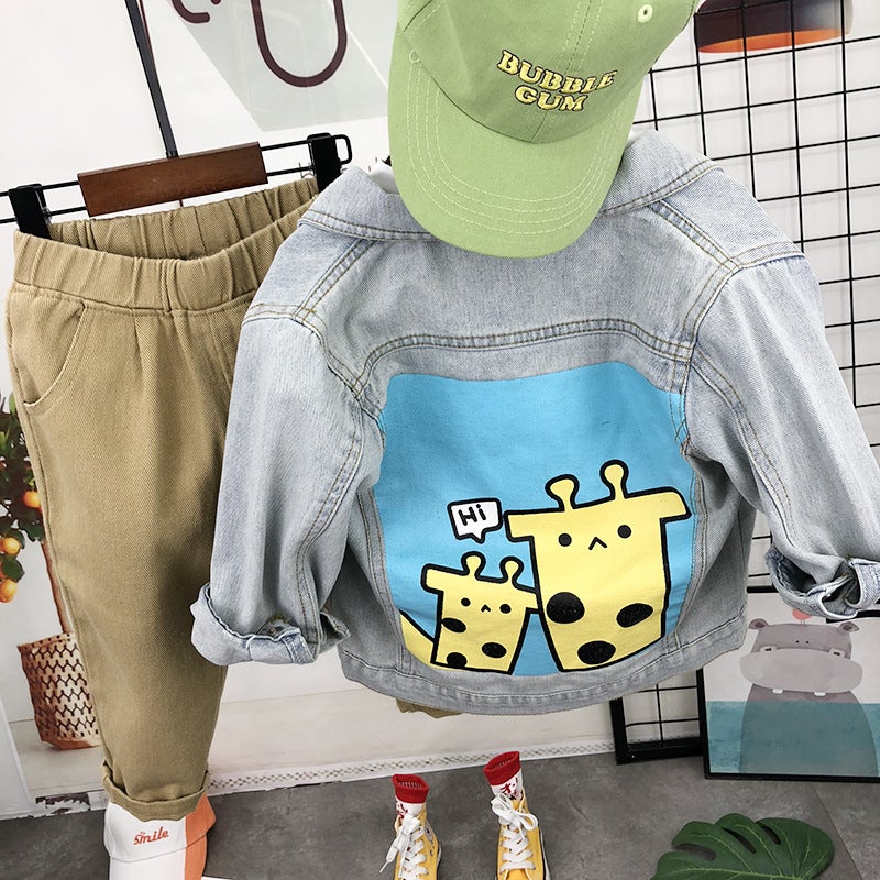 Children'S Denim Jacket Spring Style Tops For Boys, Shirts, Trendy Children'S Clothing, Boys' Spring Shirts - Image 2