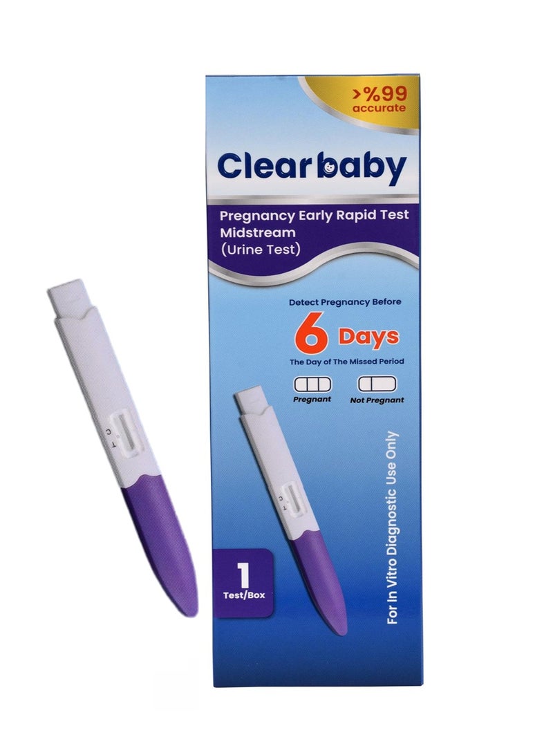 Clear Baby Ultra Early Detection Pregnancy Test (6 Days) - Image 1