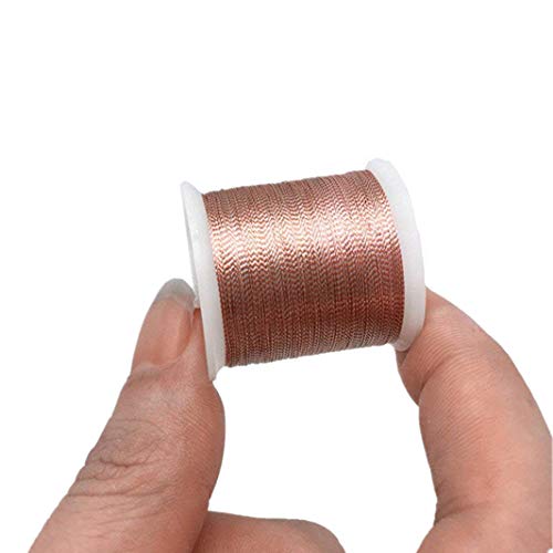 YEQIN 20 pcs Metallic Glittery Polyester Sewing Thread Set (Each spool 50 yard) - Image 3