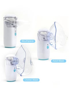 JWSISSIE Ultrasonic Mesh Nebulizer for children Men Women Mini Handheld Portable Steam Humidifier for home and travel White  - Image 3
