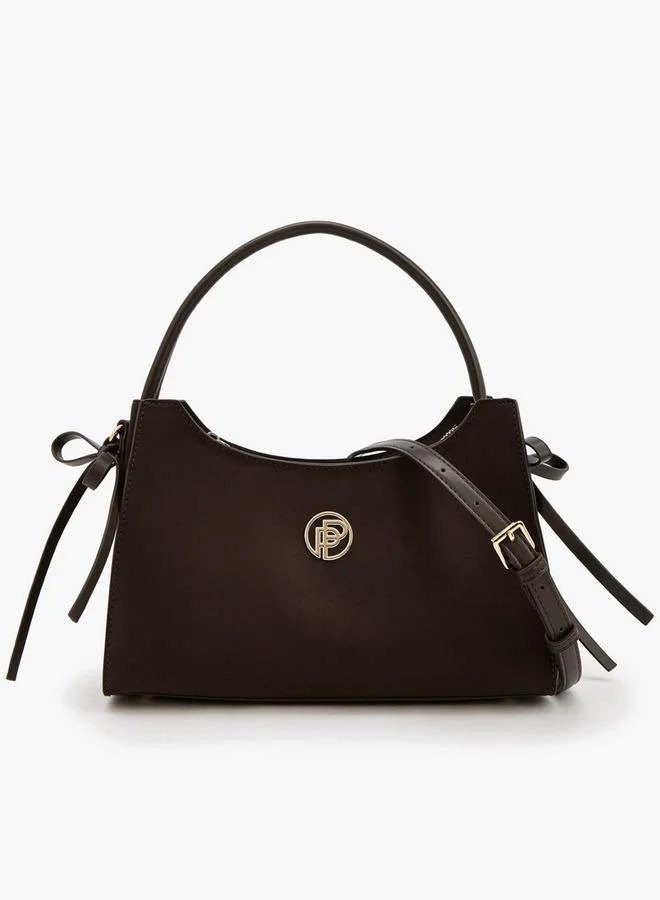 بيبرمنت Metallic Accent Crossbody Bag With Detachable Strap