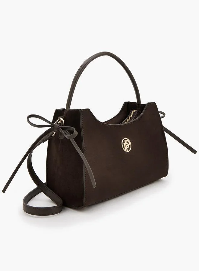 بيبرمنت Metallic Accent Crossbody Bag With Detachable Strap