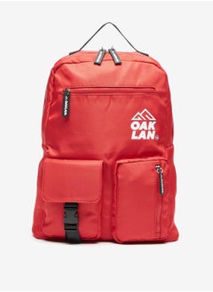 Boys Printed Backpack with Zip Closure