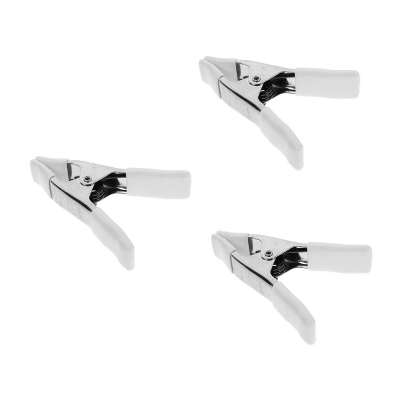 Nuobesty 3 Pack Heavy Duty Spring Clamps for Backdrops Plastic Clips Photography Woodworking Home Decoration Versatile Frame Design - Image 2