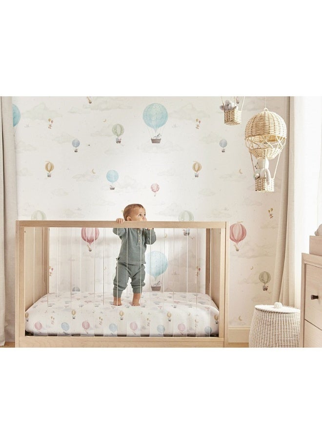 NeeMee Children's room, early education center, photography studio, home decor, handcrafted woven rattan hot air balloons. - Image 3