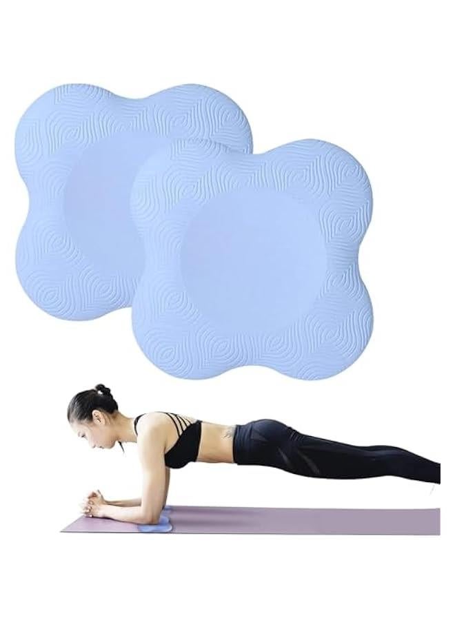 HOOKOR Yoga Knee Pads (Set of 2) - Yoga Props and Accessories for Women/Men Cushions Knees and Elbows for Fitness, Travel, Meditation, Kneeling, Balance,Protecting Knees Elbows Wrist Hands - Image 1